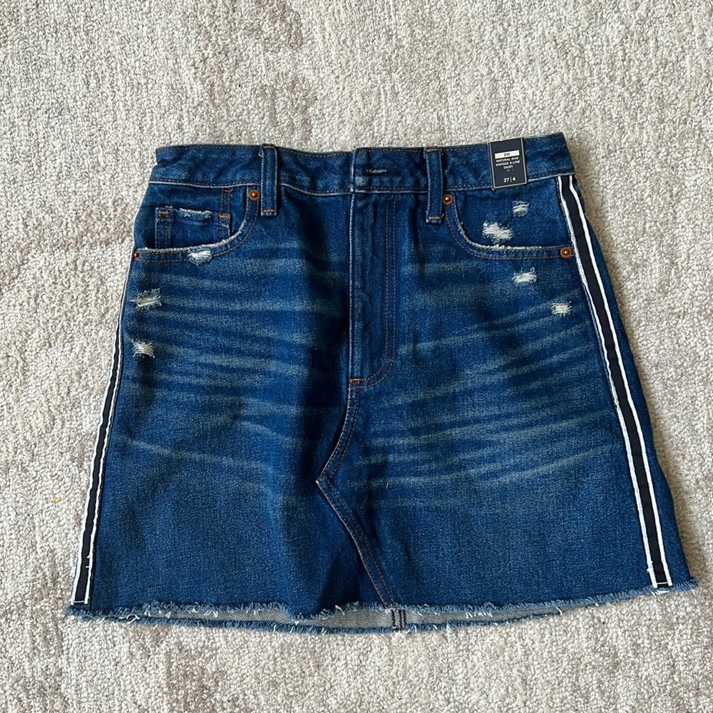 Abercrombie High waisted denim skirt